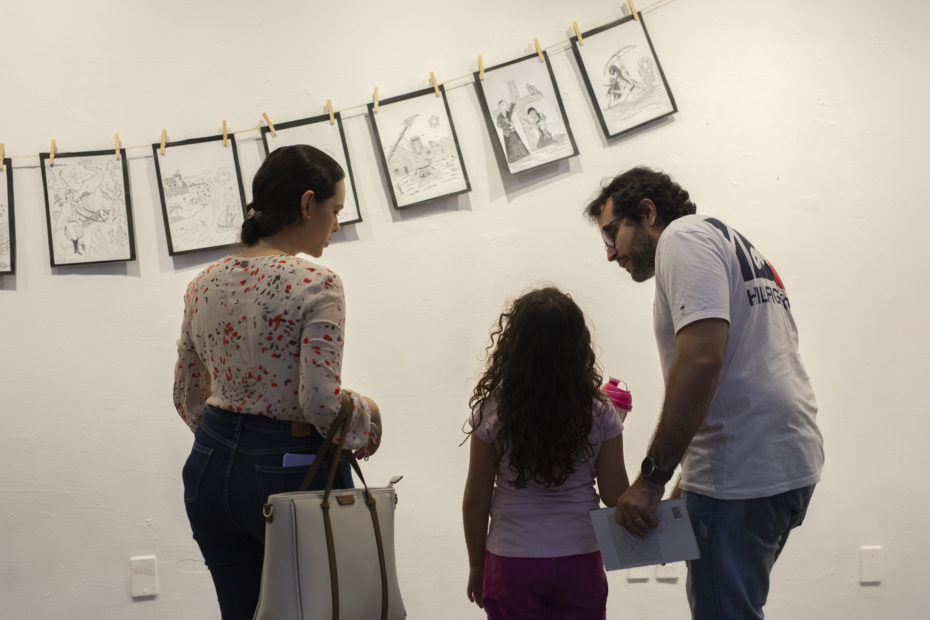 Exposição das ilustrações do livro Raízes Sertanejas