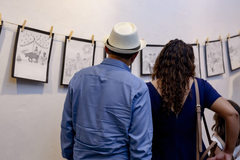 Exposição das ilustrações do livro Raízes Sertanejas